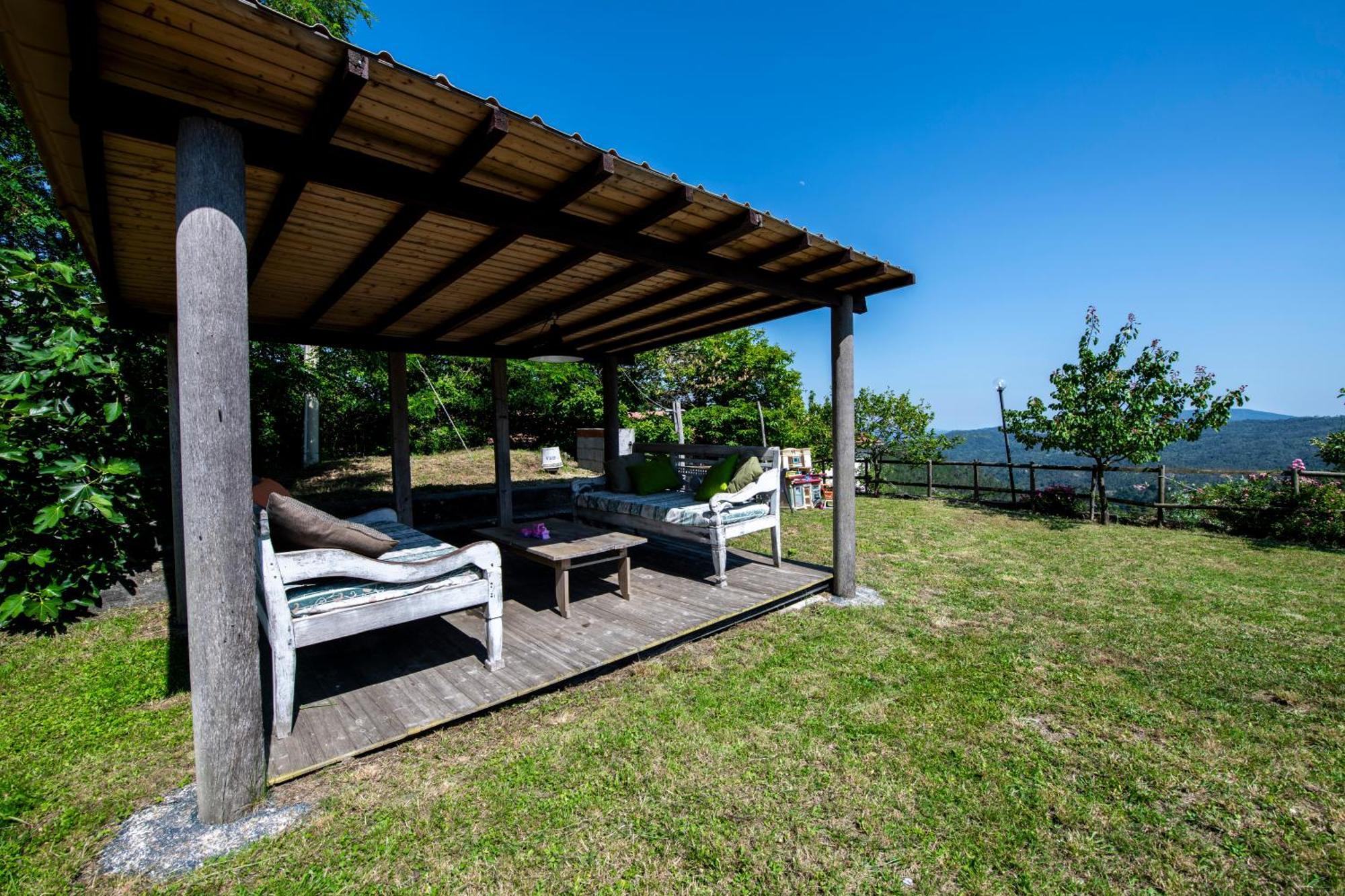 211 - Appartamento Acacia, Terrazza Giardino E Piscina Carro Bagian luar foto